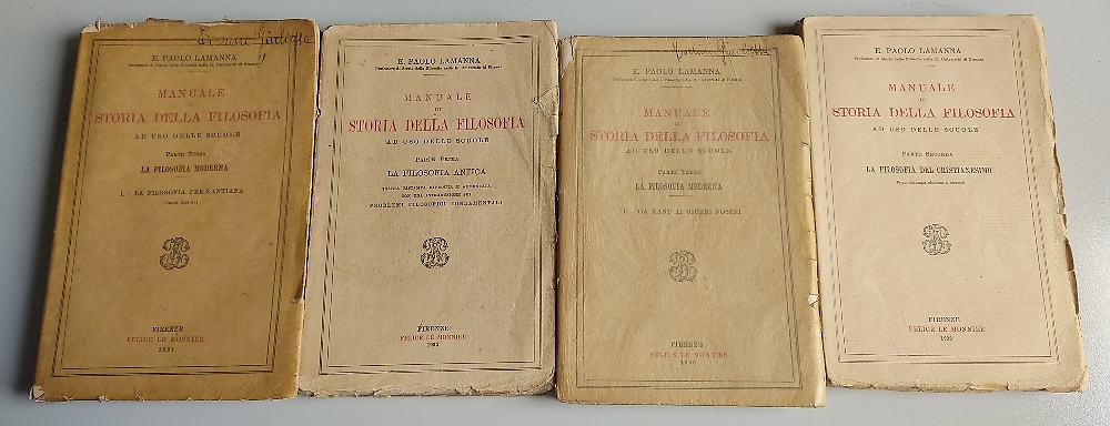 Manuale di storia della filosofia ad uso delle scuole.