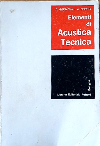 Elementi di Acustica tecnica