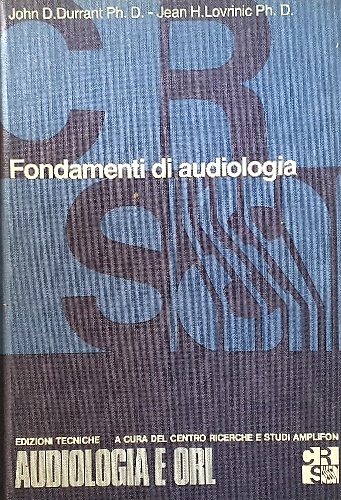 Fondamenti di audiologia.