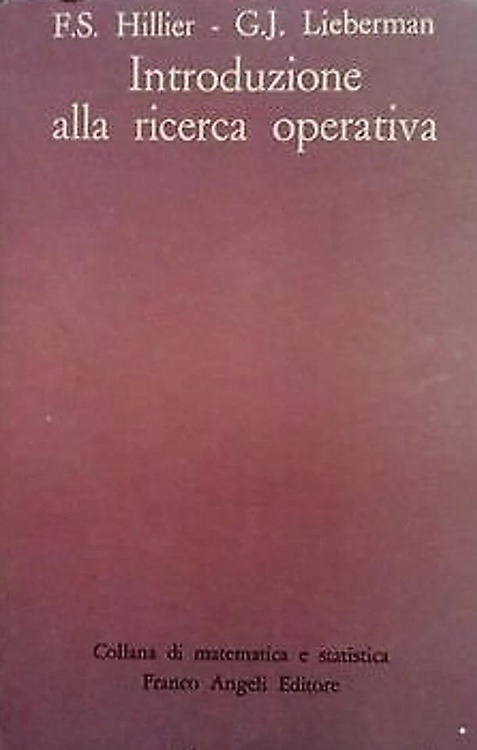 Introduzione alla ricerca operativa.