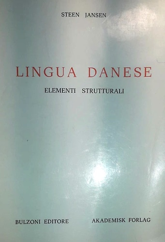 Lingua danese. Elementi strutturali.