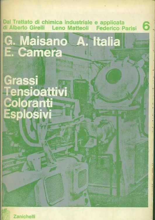 Grassi. Tensioattivi. Coloranti. Esplosivi.