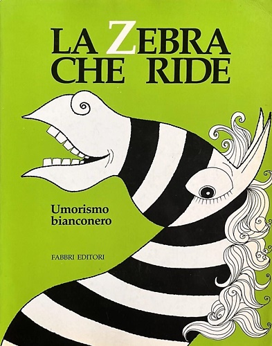 La zebra che ride. Umorismo bianconero.