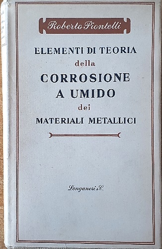 Elementi di teoria della corrosione a umido dei materiali metallici