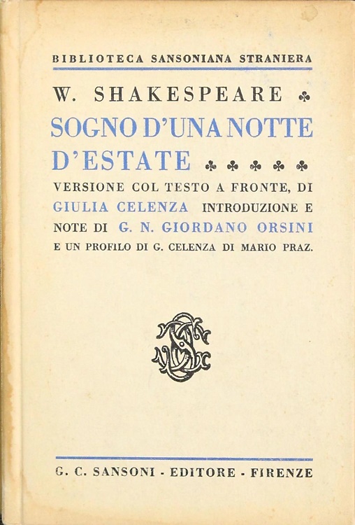 Il sogno di una notte d'estate.