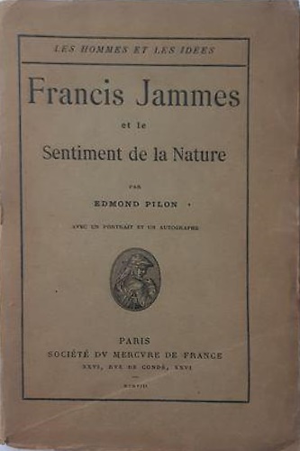 Francis Jammes et sentiment de la nature.