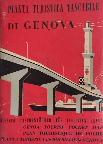 Pianta Turistica Tascabile di Genova.