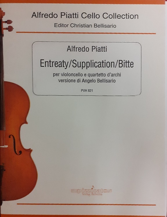 Entreaty / Supplicacion / Bitte per violoncello e archi versione di Angelo Belli