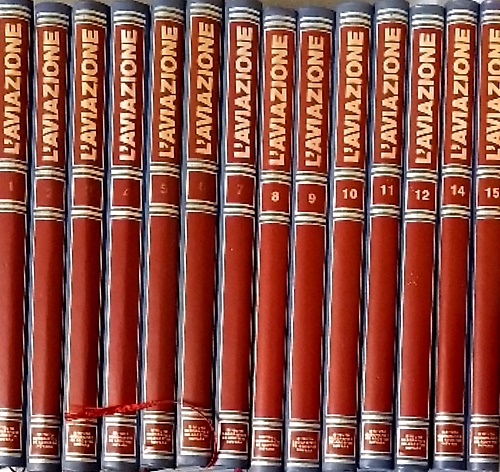 Aviazione. Grande Enciclopedia illustrata. Lotto costituito da 14 volumi su 15.
