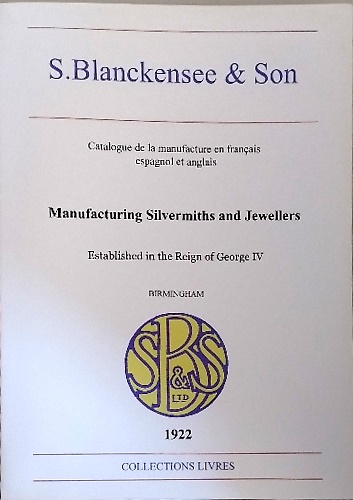 Manufacturing Silversmiths and Jewellers. Established in the Reign of George IV.