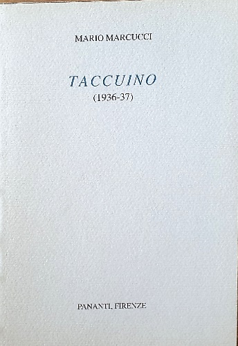 Taccuino 1936-37.