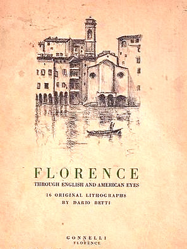 Florence through english and american eyes.