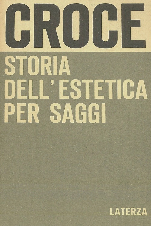 Storia dell'estetica per saggi.