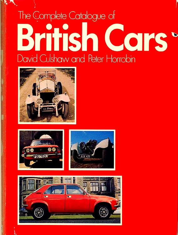 9780688002459-The Complete Catalogue of British Cars to 1895 - 1974.