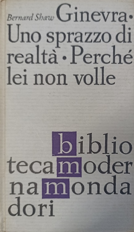 Ginevra. Uno spiazzo di realtà. Perchè lei non volle.