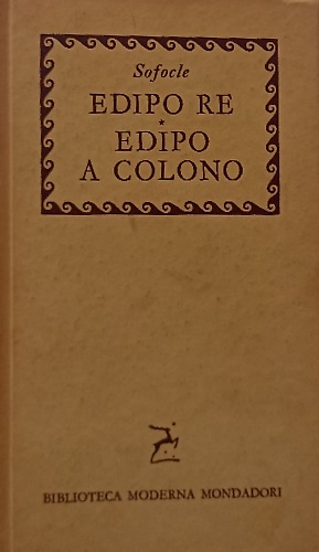 Edipo re. Edipo a Colono.
