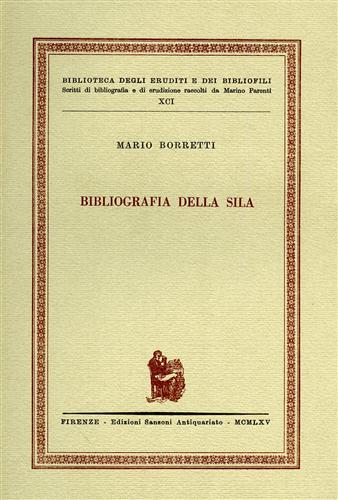 Bibliografia della Sila.