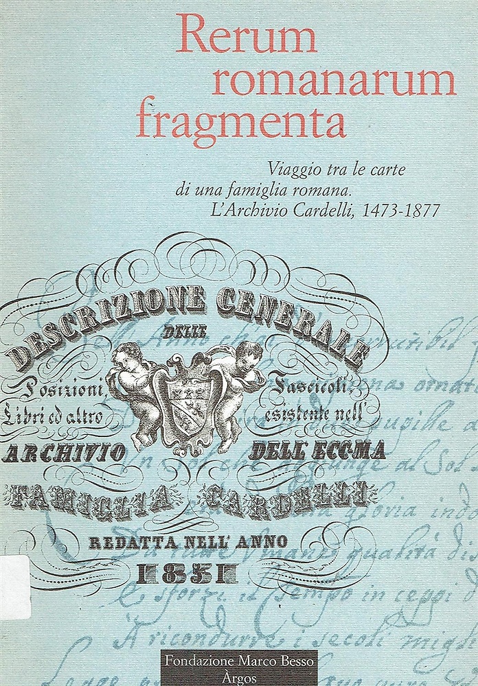 9788885897588-Rerum romanarum fragmenta.