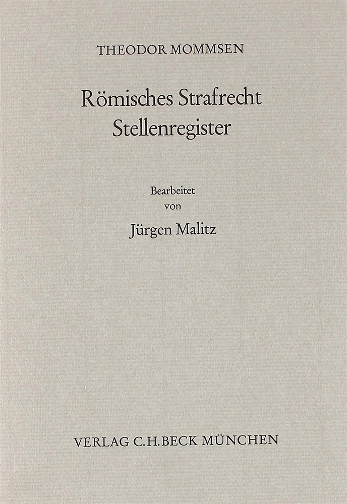 9783406086885-Römisches Strafrecht: Stellenregister.