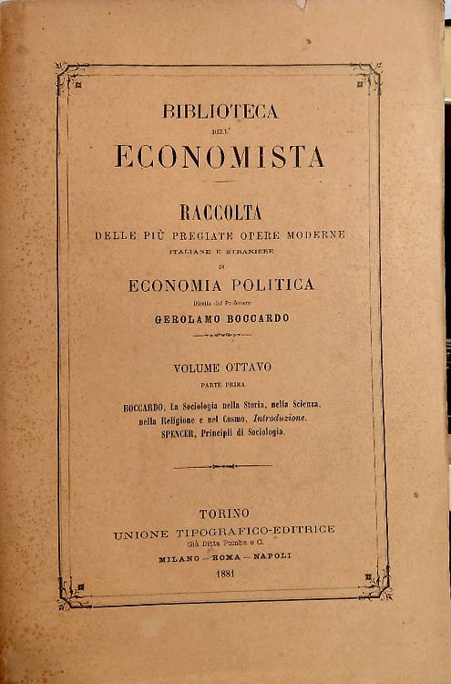 Raccolta delle più pregiate opere moderne italiane e straniere di Economia polit