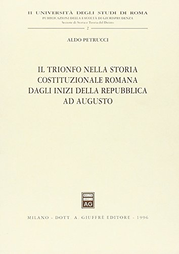 9788814061424-Il trionfo nella storia costituzionale romana dagli inizi della Repubblica ad Au