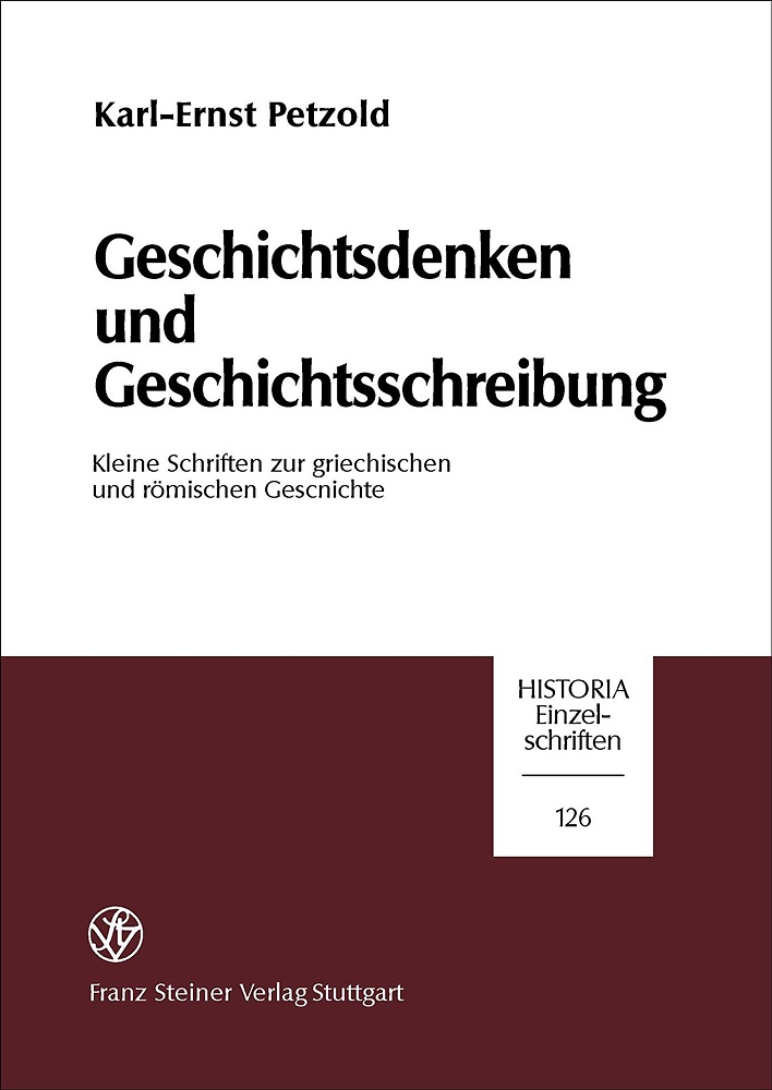 9783515074582-Geschichtsdenken und Geschichtsschreibung.