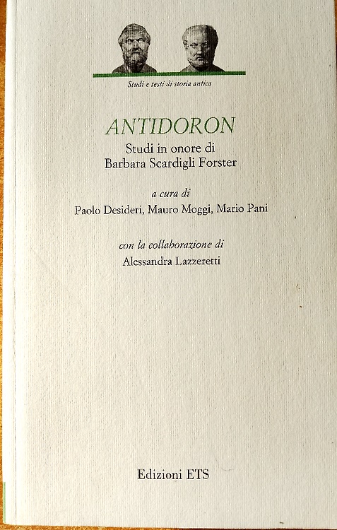 9788846719140-Antidoron. Studi in onore di Barbara Scardigli Forster.