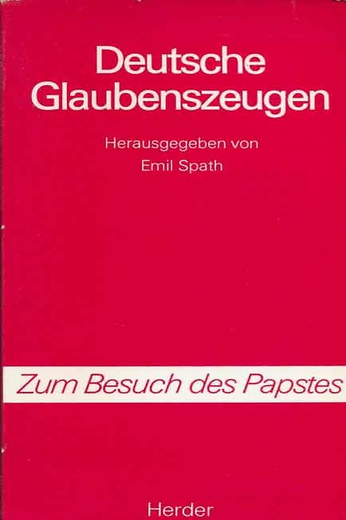 9783451192814-Deutsche Glaubenszeugen. Zum Besuch des Papstes.