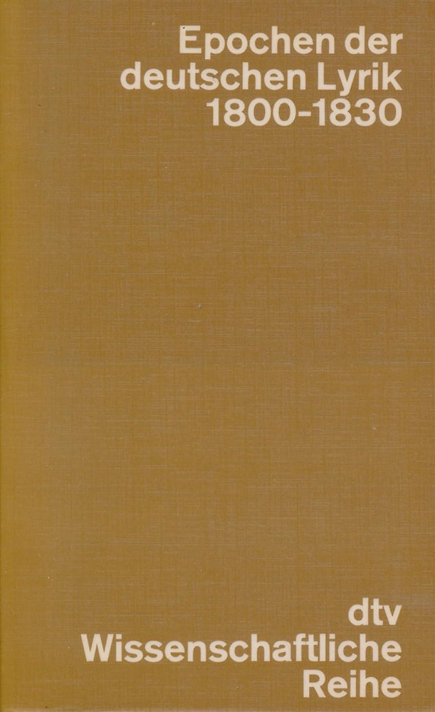 9783423040211-Epochen der deutschen Lyrik. Band 7: 1800-1830.