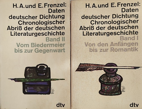 Daten deutscher Dichtung. Chronologischer Abriß der deutschen Literaturgeschicht