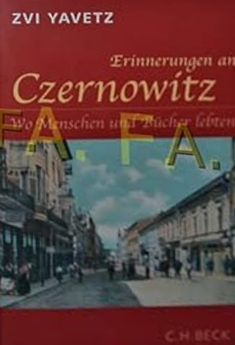 9783406557477-Erinnerungen an Czernowitz.