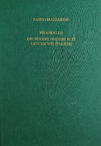9783774935129-Pirandello. Die Neuere und die Alte Geschichte Italiens.