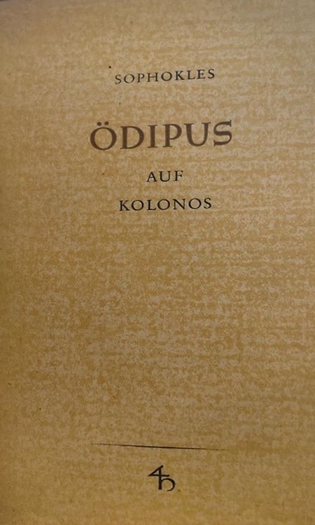 Ödipus auf Kolonos.