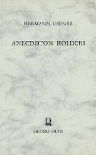 9783487527031-Anecdoton Holderi. Ein Beitrag zur Geschichte Roms in ostgothischer Zeit.