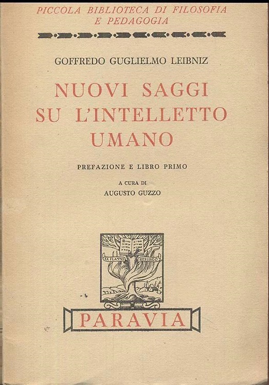Nuovi saggi su l' intelletto umano. Prefazione e libro primo.