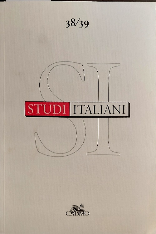 9788879233880-Studi italiani. Vol. 38/39. Vol.XIX,2, XX,1.
