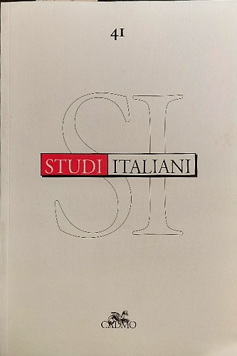 9788879233972-Studi italiani. Vol. 41. Vol.XXI,1.