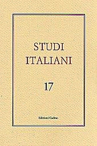 Studi italiani. Vol. 17 IX,1.