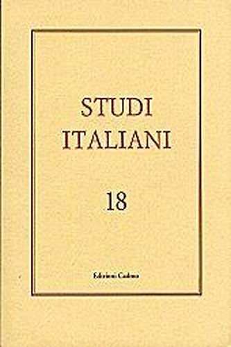 Studi italiani. Vol. 18. IX, 2.