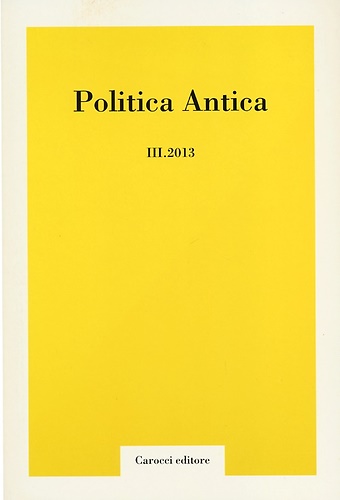 9788843068753-Politica antica. Rivista di prassi e cultura politica nel mondo greco e romano (