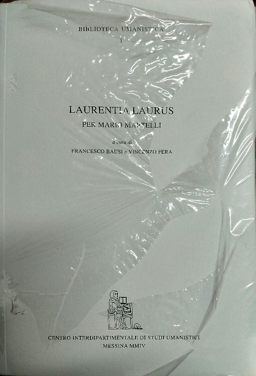 9788887541144-Laurentia laurus. Per Mario Martelli.