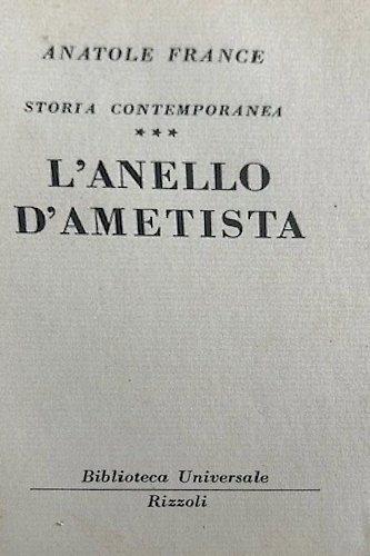 L'anello d'ametista.