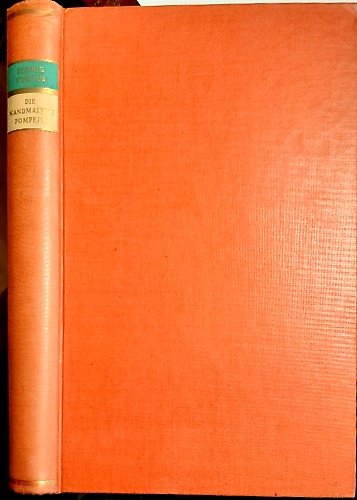 Die wandmaleei pompejis. Eine einfuhrung in ihr verstandnis.