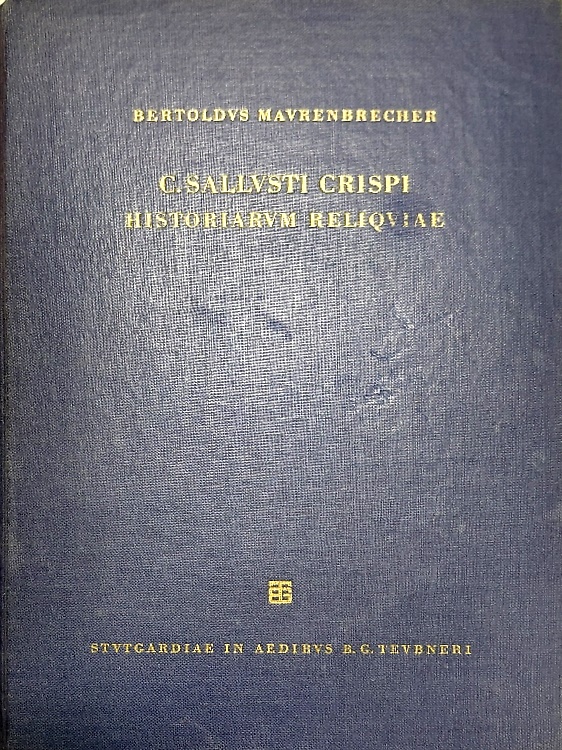 Historiarum reliquiae.