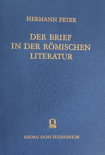Der Brief in der Romischen Literatur.