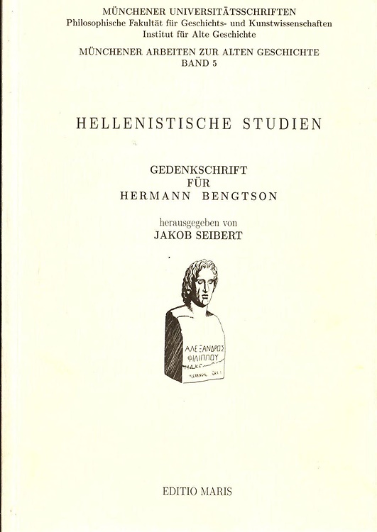 9783925801105-Hellenistische Studien. Gedenkschrift für Hermann Bengtson.