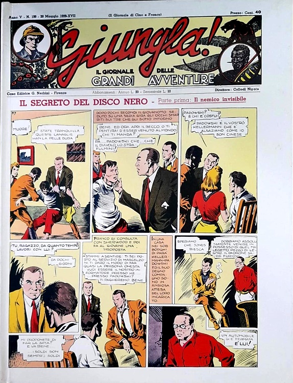 Giungla. Il giornale delle grandi avventure. Il giornale di Cino e Franco.
