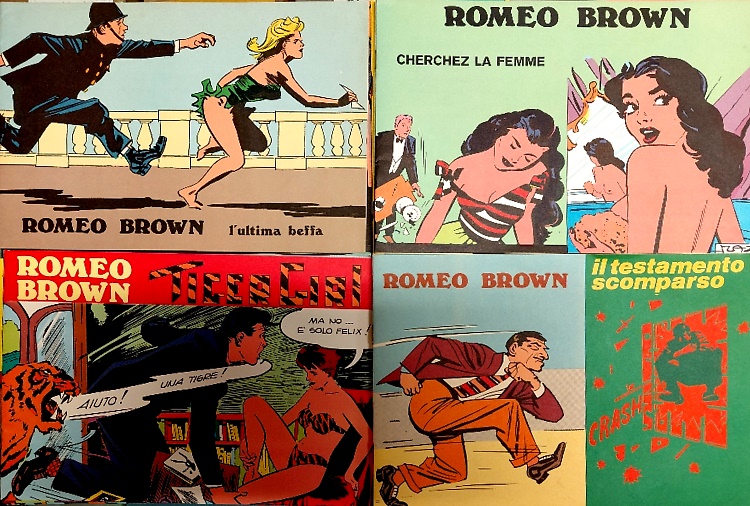 Romeo Brown. lotto di 13 albi: