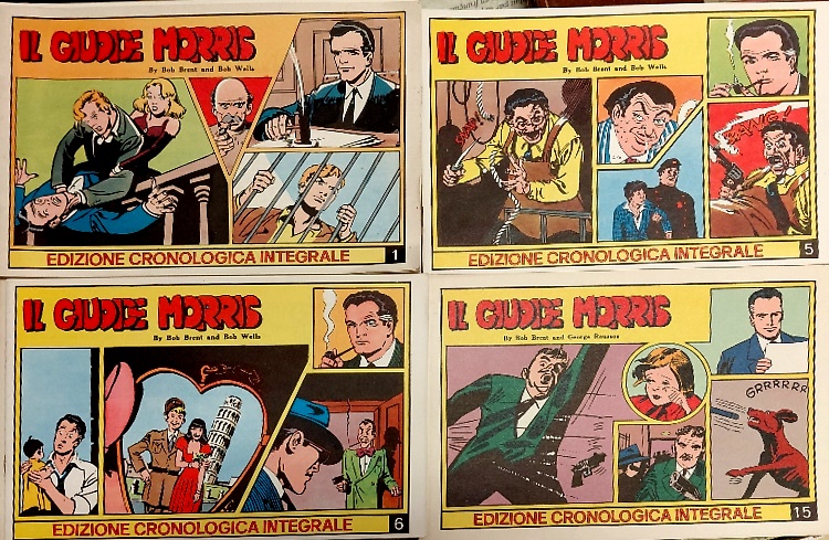 Il giudice Morris. Lotto di 7 Albi.