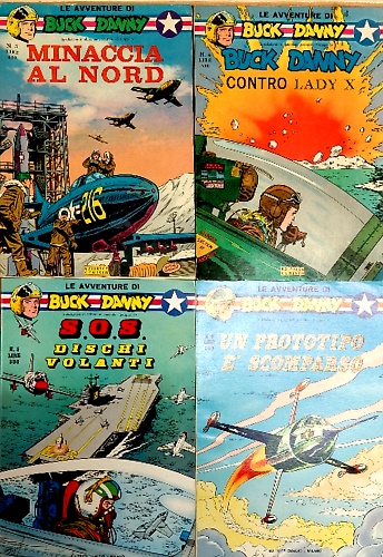 Le avventure di Buck Danny. Lotto di 10 Albi.